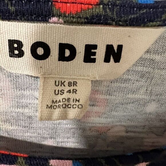 Boden Penelope Jersey Dress Size 4 Regular Winter Moss Bloomsbury Pop - Picture 6 of 9